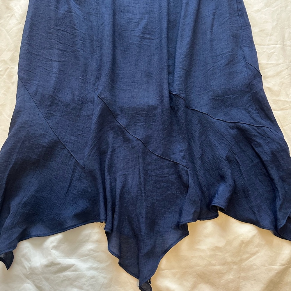 Apt. 9 Asymmetrical Navy Skirt Size Small - Never Worn - Picture 6 of 9